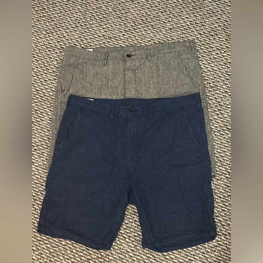 2 Levi's Flat Front Shorts